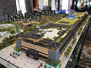 中建壹品瀾薈寫(xiě)實(shí)制作沙盤(pán)模型，彰顯現代都市繁華感
